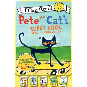 Pete the Cat's Super Cool Reading Collection (My First I Can Read) （套裝共5冊）皮特貓超級酷圖書閤集 英文原版 [平裝] [4-8歲] pdf epub mobi 電子書 下載