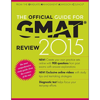 The Official Guide for GMAT Review 2015 with Online Question Bank and Exclusive Video 英文原版 [平裝] pdf epub mobi 電子書 下載