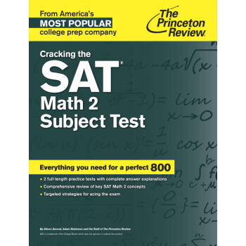 Cracking the SAT Math 2 Subject Test 英文原版 [平裝] pdf epub mobi 電子書 下載