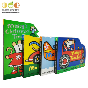 英文原版 Maisy's 小鼠波波 造型紙闆書 4冊閤售 [0-5歲] pdf epub mobi 電子書 下載