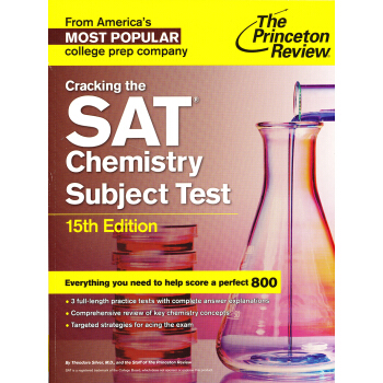 Cracking the SAT Chemistry Subject Test， 15th Ed 英文原版 [平裝] pdf epub mobi 電子書 下載