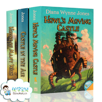 英文原版小说 Howl's moving castle 哈尔的移动城堡 3册合售 全套书籍宫崎骏 pdf epub mobi 电子书 下载