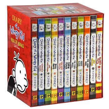 【英文原版】Diary ofa Wimpy Kid 小屁孩日记 1-11 美国版 合集 pdf epub mobi 电子书 下载