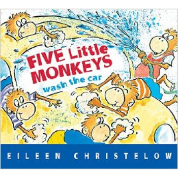 Five Little Monkeys Wash the Car 英文原版 pdf epub mobi 電子書 下載