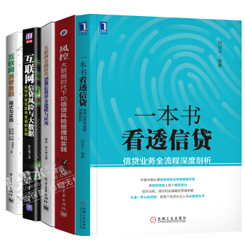 包邮 一本书看透信贷+风控 大数据时代下的信贷风险管理和实践++互联网消费金融 共5本 pdf epub mobi 电子书 下载