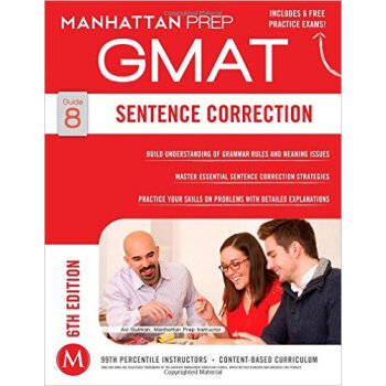GMAT Sentence Correction pdf epub mobi 電子書 下載