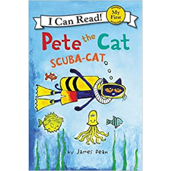 Pete the Cat: Scuba-Cat皮特猫：潜水猫 英文原版 [平装]