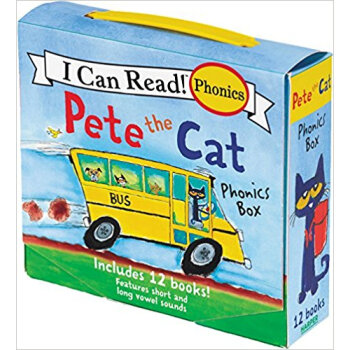 Pete the Cat Phonics Box Includes 12 Mini-Books 英文原版 [平装] [04--08] pdf epub mobi 电子书 下载