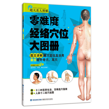 包郵 零難度經絡穴位大圖冊 中醫 經絡穴位圖解 穴位按摩書籍 經絡 pdf epub mobi 電子書 下載