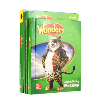 2017新版 美國加州教材 套裝(4本) 四年級 Reading Wonders Gr