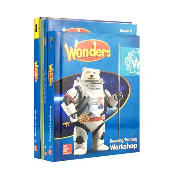 2017新版 美國加州教材 套裝(4本) 六年級 Reading Wonders Gr