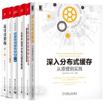 6本包邮 深入分布式缓存 从原理到实践+亿级流量网站架构核心技术+高可用架构+架构探险