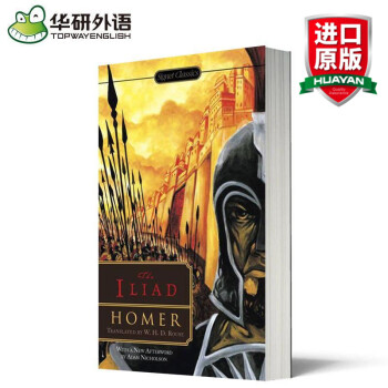 华研原版 荷马史诗之伊利亚特 正版进口英文原版小说 The Iliad 英文版 pdf epub mobi 电子书 下载