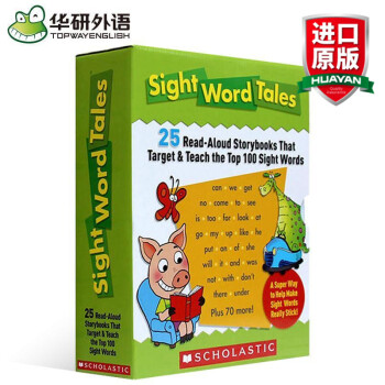 英文原版 學樂常見詞故事套裝25冊繪本 兒童英文繪本 Sight Word Tales 兒