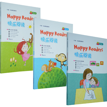 英文原版 牛津快乐阅读Happy Readers 第1-2-3级 自然拼读读物12册书附3CD