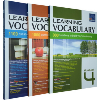 英文原版 SAP Learning Vocabulary Workbook 詞匯拓展 新亞練習冊3冊 pdf epub mobi 電子書 下載