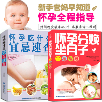 2册 孕妇书籍大全 怀孕期十月怀胎全套知识每日推荐胎教故事书 孕期适合孕妇看的食谱营养书 pdf epub mobi 电子书 下载