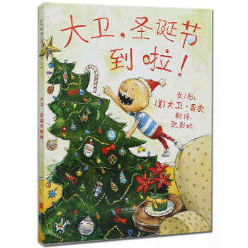 正版 大卫,圣诞节到啦!大卫系列启发精装绘本图画书大卫香农著适合2-3-4-5-6岁子阅