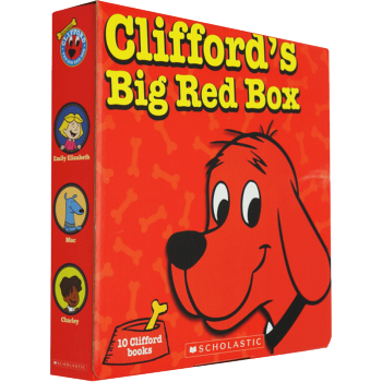 英文原版 Clifford the Big Red Dog 大紅狗剋利弗德係列 10冊禮盒裝 pdf epub mobi 電子書 下載