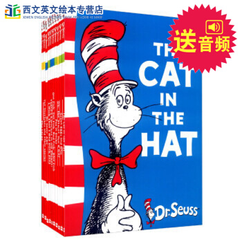 苏斯博士 英文原版 Dr. Seuss 10本套装 the cat in the hat 送音频 pdf epub mobi 电子书 下载