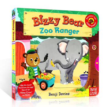 英文原版 Bizzy Bear: Zoo Ranger 小熊很忙 動物園 機關玩具童書 pdf epub mobi 電子書 下載
