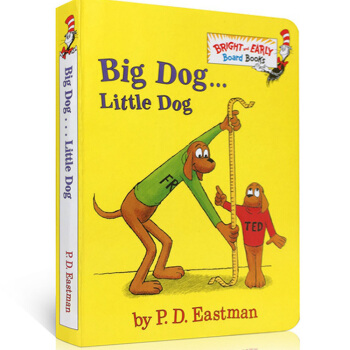 英文原版 Big Dog Little Dog 大狗小狗苏斯博士儿童纸板书送音频 pdf epub mobi 电子书 下载