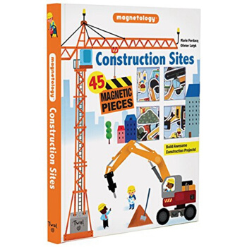 建築工地現場 英文原版 Construction Sites 精裝 大開本紙闆書 內含45 pdf epub mobi 電子書 下載