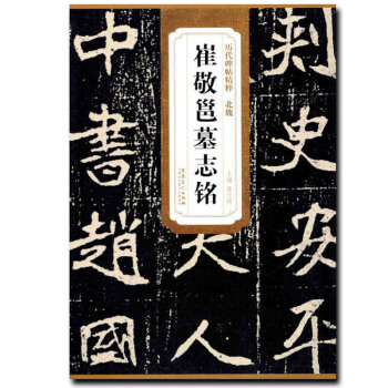 北魏崔敬邕墓志铭 历代碑帖精粹 薛元明主编 毛笔书法字帖 安徽美术