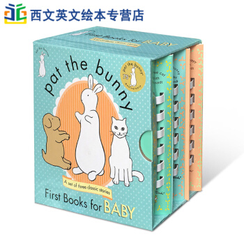 拍拍小兔子3本儿童原装进口绘本 Pat the Bunny puppy cat 触摸书 pdf epub mobi 电子书 下载