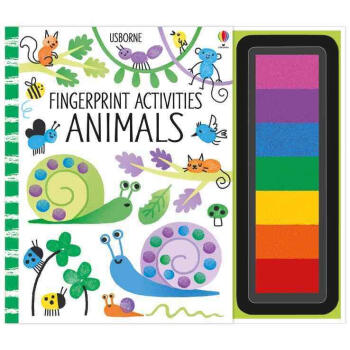 手指印画活动书 动物英文原版 Fingerprint Activities Animals pdf epub mobi 电子书 下载