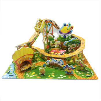 儿童趣味3D立体拼图：过山车 儿童亲子互动 锻炼孩子动手能力 智力开发 益智玩具 DIY pdf epub mobi 电子书 下载