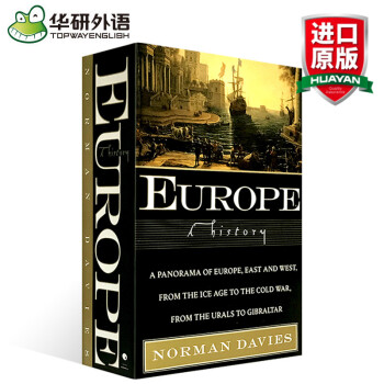英文原版 歐洲史 英文原版 Europe A History 諾曼戴維斯 世界曆史書 正版