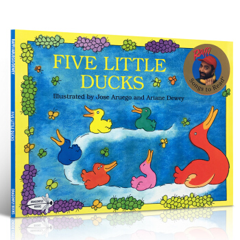 英文原版 Five Little Ducks 五只小鸭子 廖彩杏睡前故事儿歌童谣 pdf epub mobi 电子书 下载