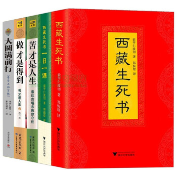西藏生死书 苦才是人生 做才是得到 佛教佛学共5册索达吉堪布与索甲仁波切的佛学入门书，图书 pdf epub mobi 电子书 下载