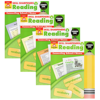 美国加州阅读技巧 Skill Sharpeners Reading 3-4-5-6 高年级 4册 英文原版 Evan Moor pdf epub mobi 电子书 下载