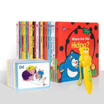 Honey English甜心英语英文原版绘本儿童宝宝启蒙翻翻洞洞触摸读物图书支持点读笔 全套20册+盖世点读笔+卡片100张 套餐分类 pdf epub mobi 电子书 下载