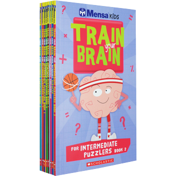 Mensa Train Your Brain 8册 门萨挑战你的大脑系列STEM数学奥数 英文原版 英文原版 pdf epub mobi 电子书 下载