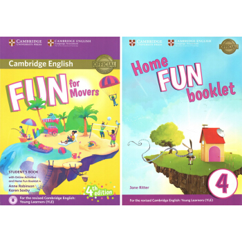 Fun for Movers 第4版 剑桥小学英语课外补充练习材料 YLE剑桥认证 3-4年级 英文原版