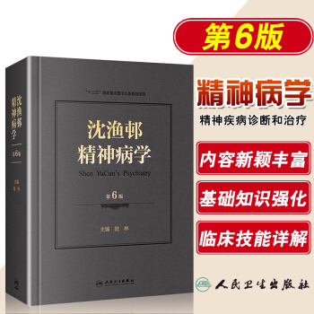 沈渔邨精神病学第六6版精神病学北京大学第六医院陆林教授精神疾病诊断治疗基础篇临床技能篇临 pdf epub mobi 电子书 下载
