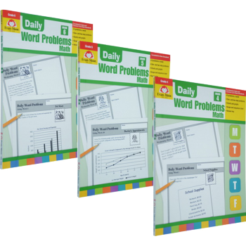 Daily Word Problems Math 美国加州教材小学456高年级每日数学题 教师家长资源书 Evan Moor 英文原版 pdf epub mobi 电子书 下载