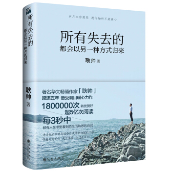 所有失去的都會以另一種方式歸來 耿帥 備受矚目暖心作 給年輕人愛正能量信心青春文學小說成功