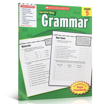 英文原版童书 Scholastic Success with Grammar (Grade pdf epub mobi 电子书 下载