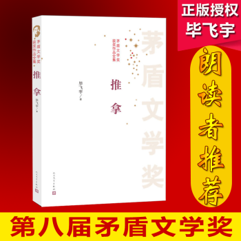 正版 推拿 畢飛宇 《朗讀者》節目推薦 茅盾文學奬獲奬作品全集 盲人群體為題材的文學作品