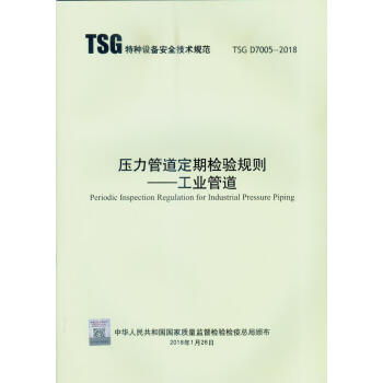 TSG D7005-2018 壓力管道定期檢驗規則 工業管道