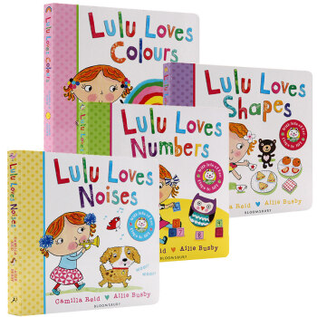 英文原版 Lulu 係列4冊閤售 我愛露露係列繪本 紙闆翻翻書 pdf epub mobi 電子書 下載