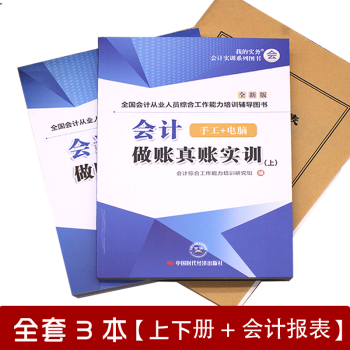 【全新版】会计手工+电脑做账真账实训 全国会计从业人员综合工作能力培训辅导图书 我的实务会计实训系列 pdf epub mobi 电子书 下载