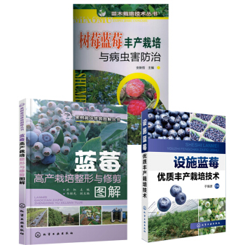 8u全三冊藍莓栽培種植技術大全書籍 藍莓設施優質豐産栽培技術+藍莓高産栽培整形與修剪圖解+ pdf epub mobi 電子書 下載