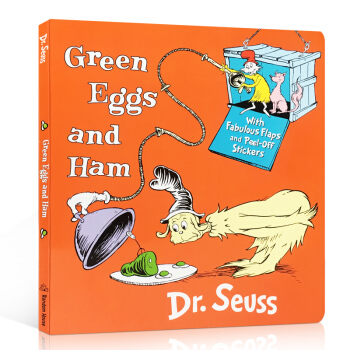 英文原版 Green Eggs & Ham 绿鸡蛋和火腿 培养孩子阅读英文读物纸板翻翻书 pdf epub mobi 电子书 下载