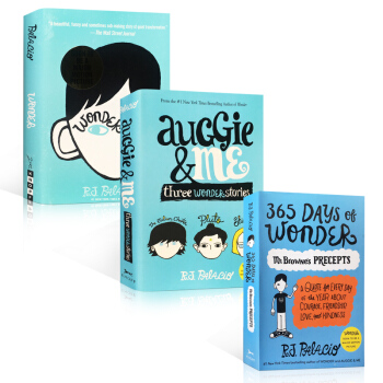 英文原版 奇跡男孩 365 Days of Wonder Auggie & Me青春勵誌 pdf epub mobi 電子書 下載