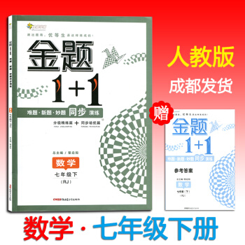 2018版金題1+1數學七年級下RJ人教版 全能學練7年級初一下冊數學難題新題妙題同步演練